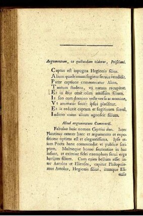 Aliud argumentum Camerarii.