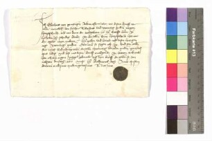 Quittung des Eberhard von Gemmingen.