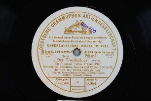 "Der Troubadour" : Sieh' meiner hellen Tränen Flut / (Verdi)