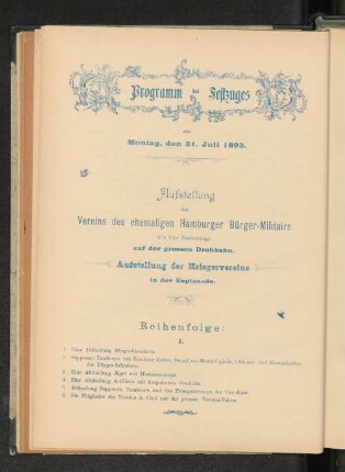 Montag, den 31. Juli 1893.