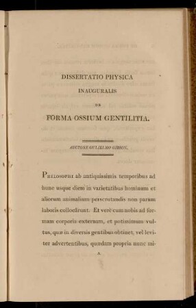 ... De Forma Ossium Gentilitia