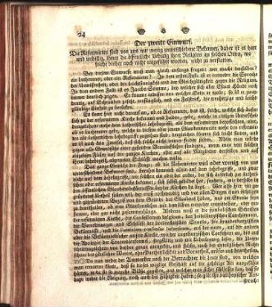 Der zweite Einwurf.