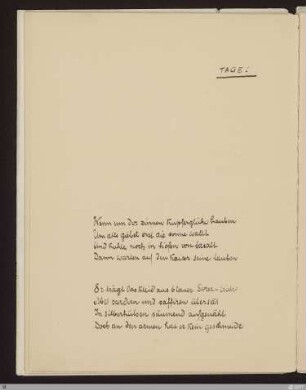 Wenn um der zinnen kupferglühe hauben : [SW II: H1(Algabal)]; [SW II, S. 66/121-122]