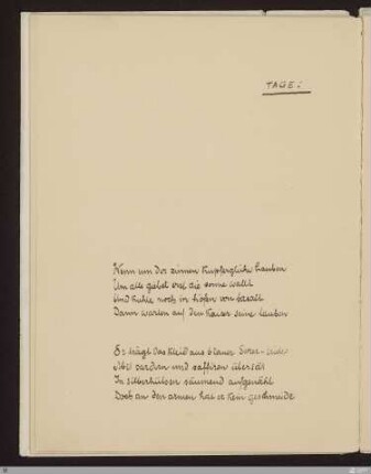 Wenn um der zinnen kupferglühe hauben : [SW II: H1(Algabal)]; [SW II, S. 66/121-122]