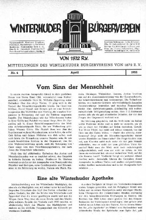 Eine alte Winterhuder Apotheke
