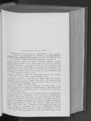 Sitzung am 3. Januar 1897.