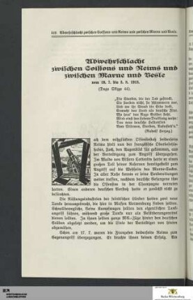 Abwehrschlacht zwischen Soissons und Reims und zwischen Marne und Vesle