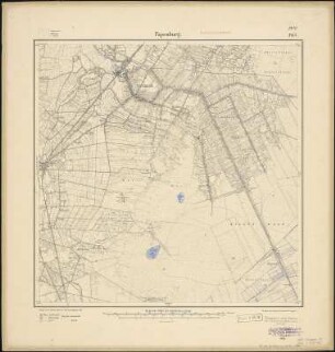 Meßtischblatt 1443 : Papenburg, 1908 : Papenburg. - Aufn. 1898, hrsg. 1899, einzelne Nachtr. 1908. - 1:25000. - [Berlin]: Reichsamt für Landesaufnahme, 1908. - 1 Kt.