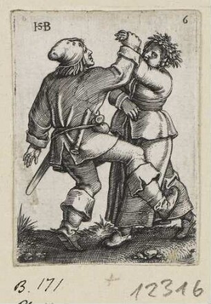 Tanzendes Paar, Blatt 6 der Folge "Bauernfest"