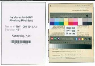 Entnazifizierung Karl Kenneweg , geb. 20.07.1907 (Polizeibeamter)