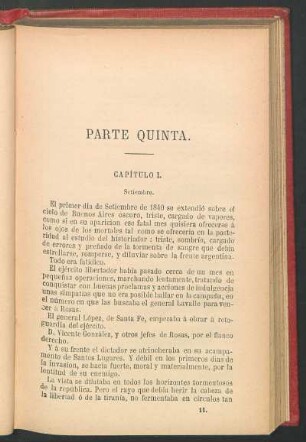 Parte quinta.