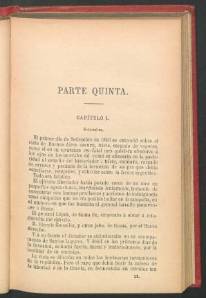 Parte quinta.