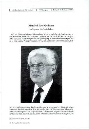 Manfred Paul Gwinner