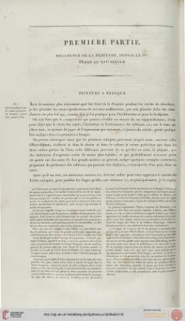 I. Décadence de la peinture