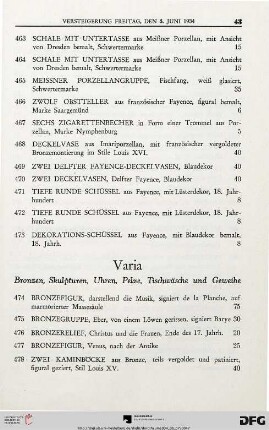 Varia (Nr. 474-550)