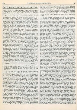 143-145 [Rezension] Bohne, Gerhard, Aufgabe und Weg der Erziehung