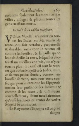 Extrait de la raison treizième.