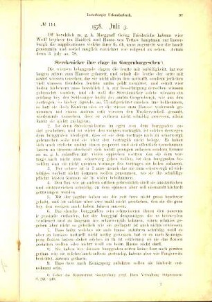 [1578. Juli 3. - 1599. September 20. Insterburg.]