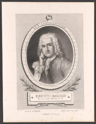 Porträt Benedetto Marcello (1686-1739)