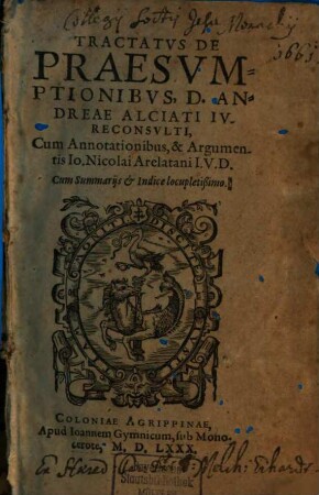 Tractatus de praesumptionibus