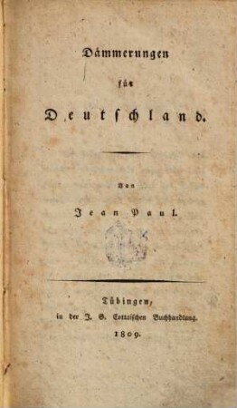 Dämmerungen für Deutschland