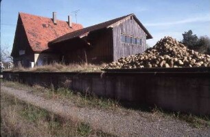 Heiningen Empfangsgebäude Laderampe Zuckerrüben