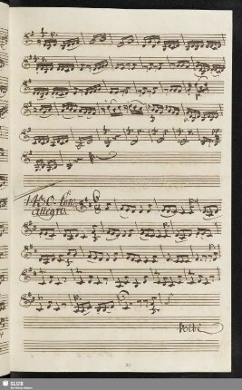 1430. Coro: Evviva la pura gentil pastorella / Seydelmann, F.