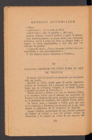 XI - Paulino obtiene un voto para el rey de Francia