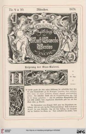 Ursprung der Glas-Malerei, [8, 9]