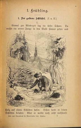 Lese- und Sprachbuch : Bearbeitete von mehreren öffentlichen Lehrern, IIa,1