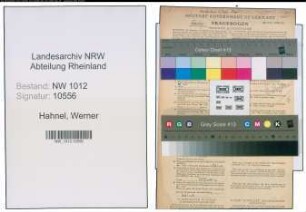 Entnazifizierung Werner Hahnel , geb. 16.02.1920 (Med.praktikant)