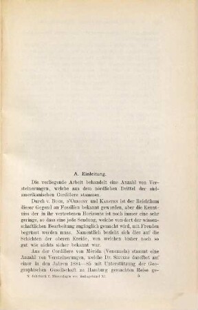 Beitrag zur Kenntniss der Kreideformation in Venezuela und Peru