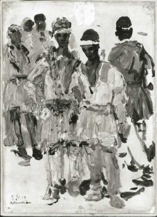 Perser in Astrachan : Sterl, Robert: Perser in Astrachan. Pappe; 40 x 29 cm. 1914. Dresden: Galerie Neue Meister 3560