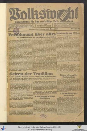 Nr. 1-26 (Januar 1933)