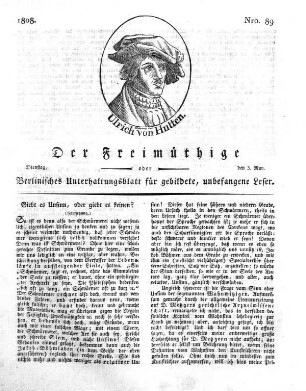 Nro. 89, Dienstag, den 3. May 1808