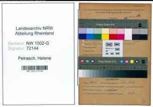 Entnazifizierung Helene Petrasch, geb. 22.01.1901 ()