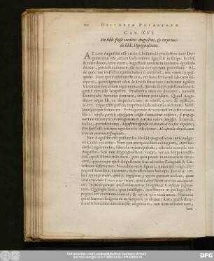Cap. XVI. De libb. falso creditis Augustini, & imprimis de libb. Hypognosticon.