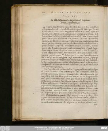 Cap. XVI. De libb. falso creditis Augustini, & imprimis de libb. Hypognosticon.