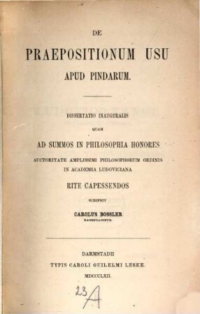 De praepositionum usu apud Pindarum