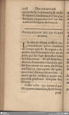 Fondation De La Ville de Diion