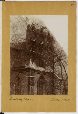 St. Katharinenkirche, Brandenburg/Havel: Ansicht (aus: Skizzen- und Fotoalbum 12)