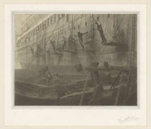 Dampfer im Dock von Southampton