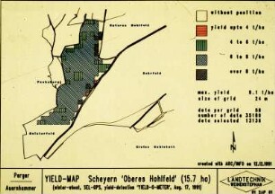 YIELD-MAP Scheyern 'Oberes Hohlfeld' (15.7 ha)
