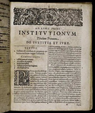 Ad Libri Primi Institutionum.