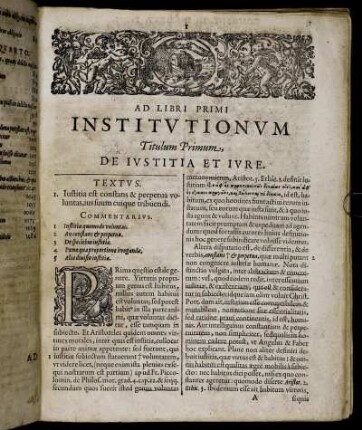Ad Libri Primi Institutionum.