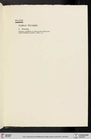 Pablo Picasso [list of plate]