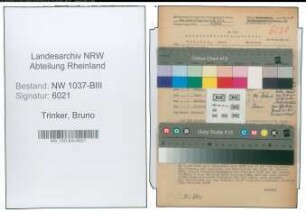 Entnazifizierung Bruno Trinker , geb. 03.11.1903 (Arbeiter)