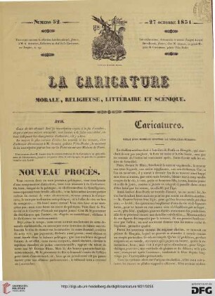 Numéro 52 (27 Octobre 1831) Planches 104,105