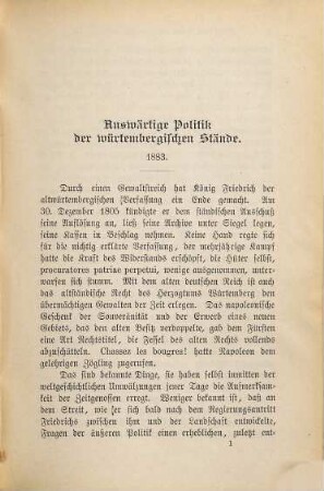 Von und aus Schwaben : Geschichte, Biographie, Litteratur, 2