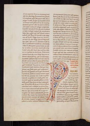 Zierinitale (de psalomo 142): P(salmi)